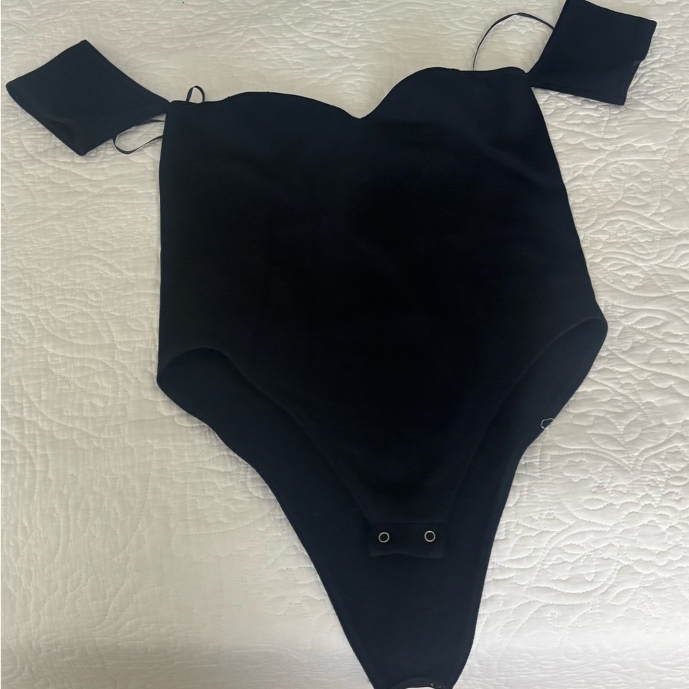 Anthropologie Off-the-Shoulder Seamless Bodysuit